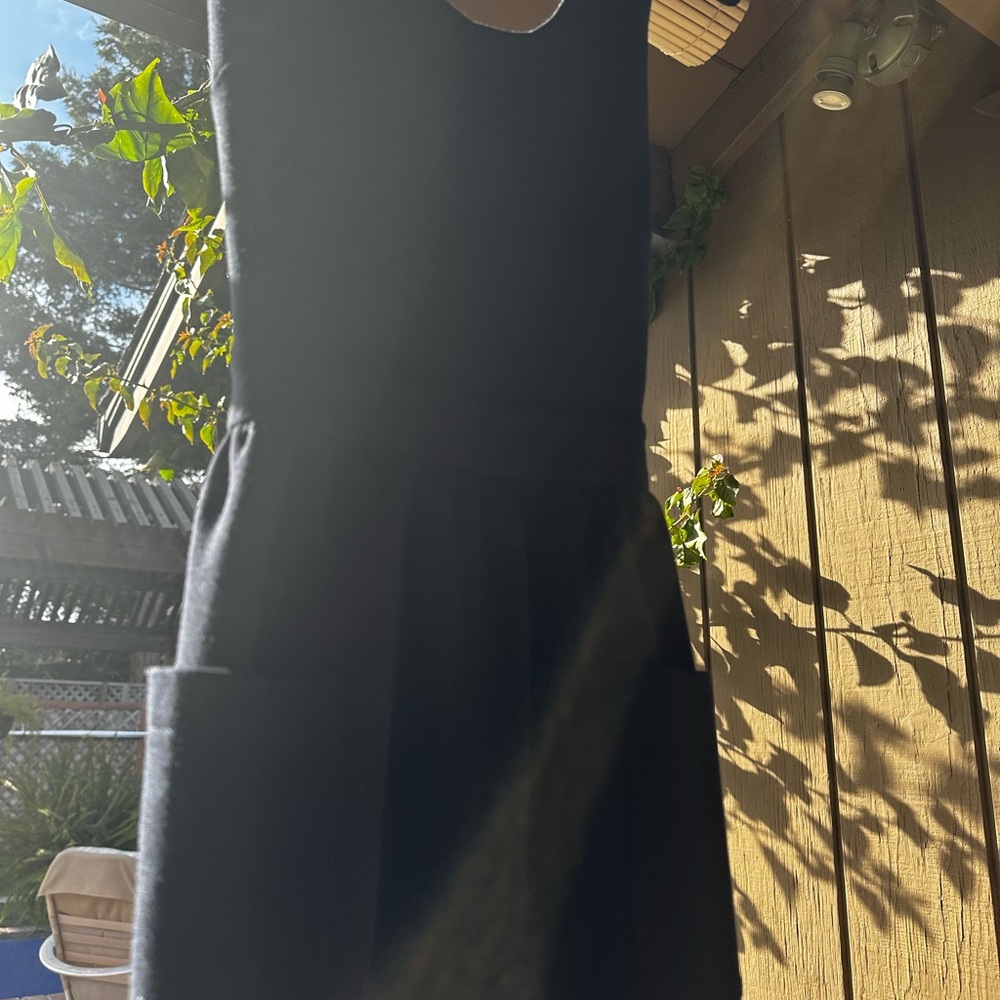 Structured Blue Dress with Pockets - Picture 2 of 4